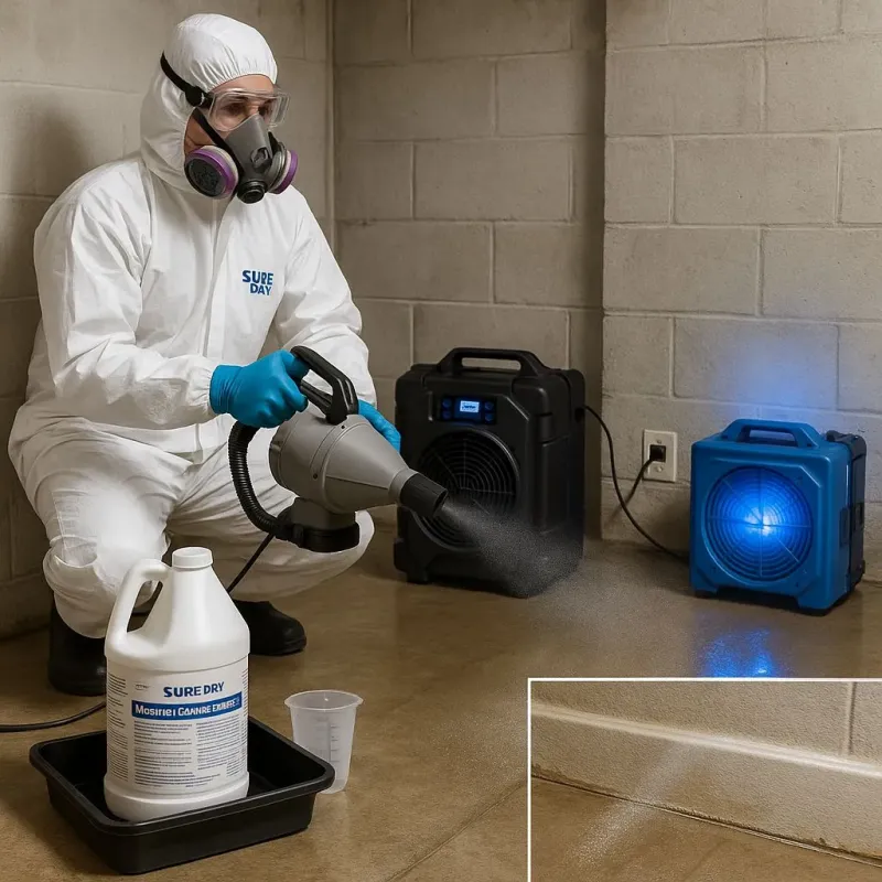 Sanitization and Odor Removal process in Walthourville, GA